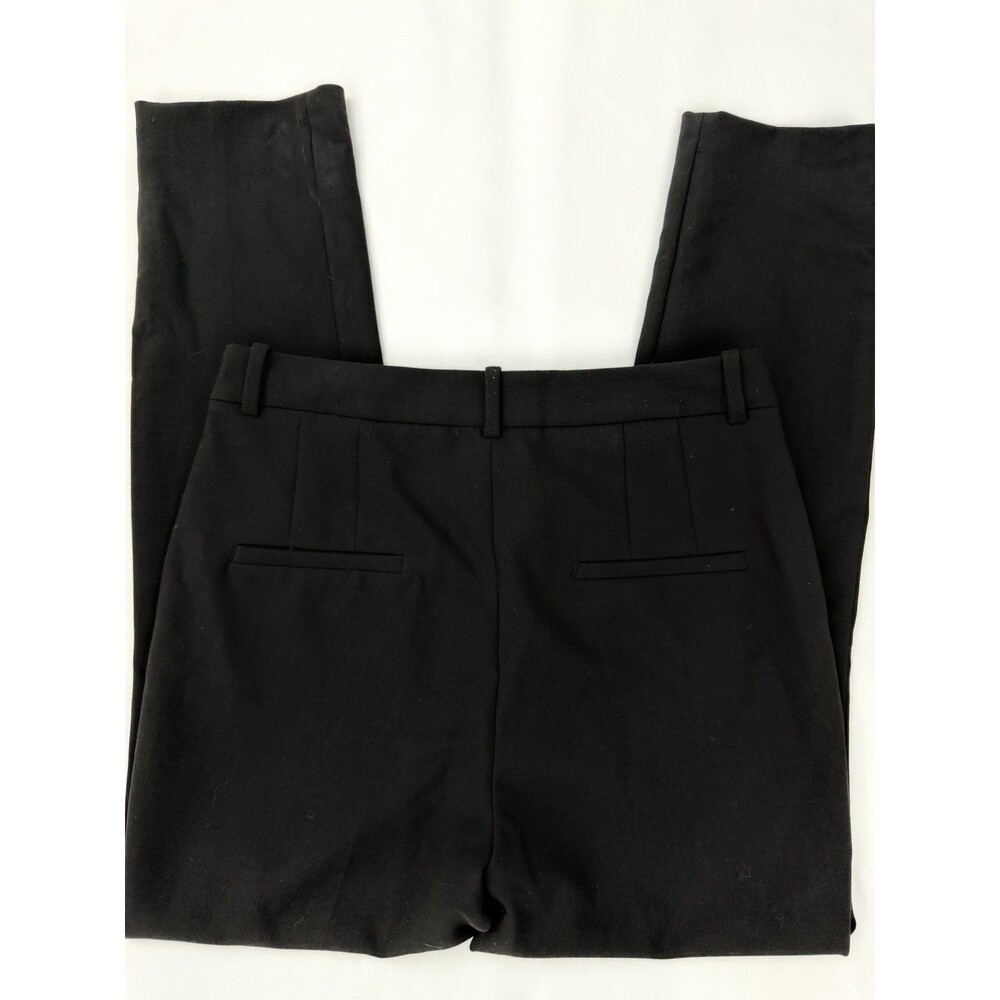 Zara Women’s Black Dress Pants Size 8 High Rise Career Work Straight Leg - Picture 6 of 11